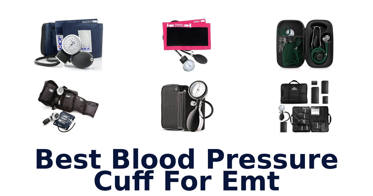 best blood pressure cuff for emt