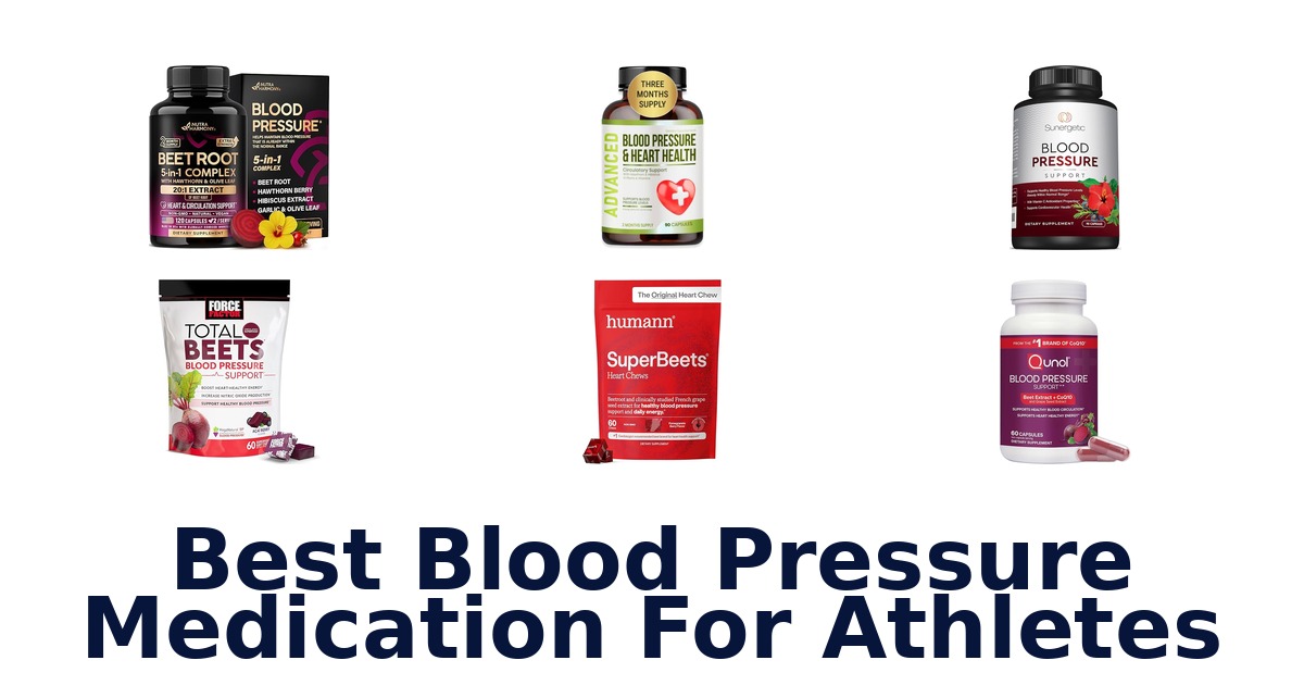 best blood pressure medication for athletes