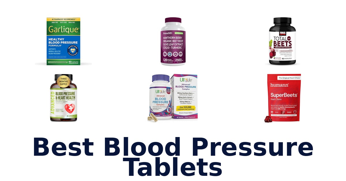 best blood pressure tablets