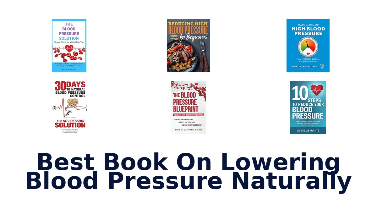 best book on lowering blood pressure naturally