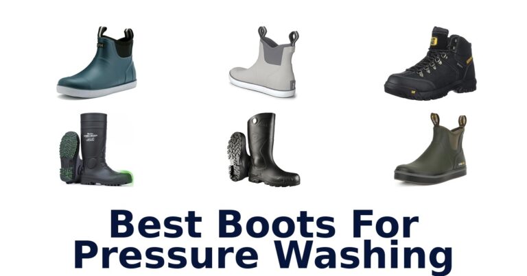 best boots for pressure washing