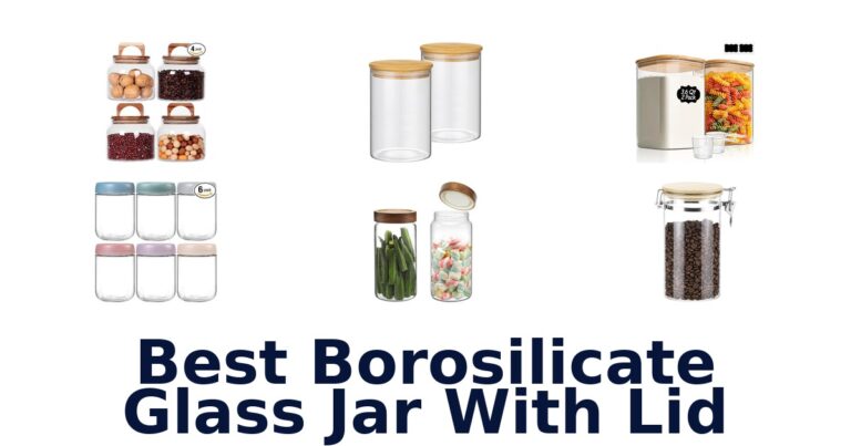 best borosilicate glass jar with lid
