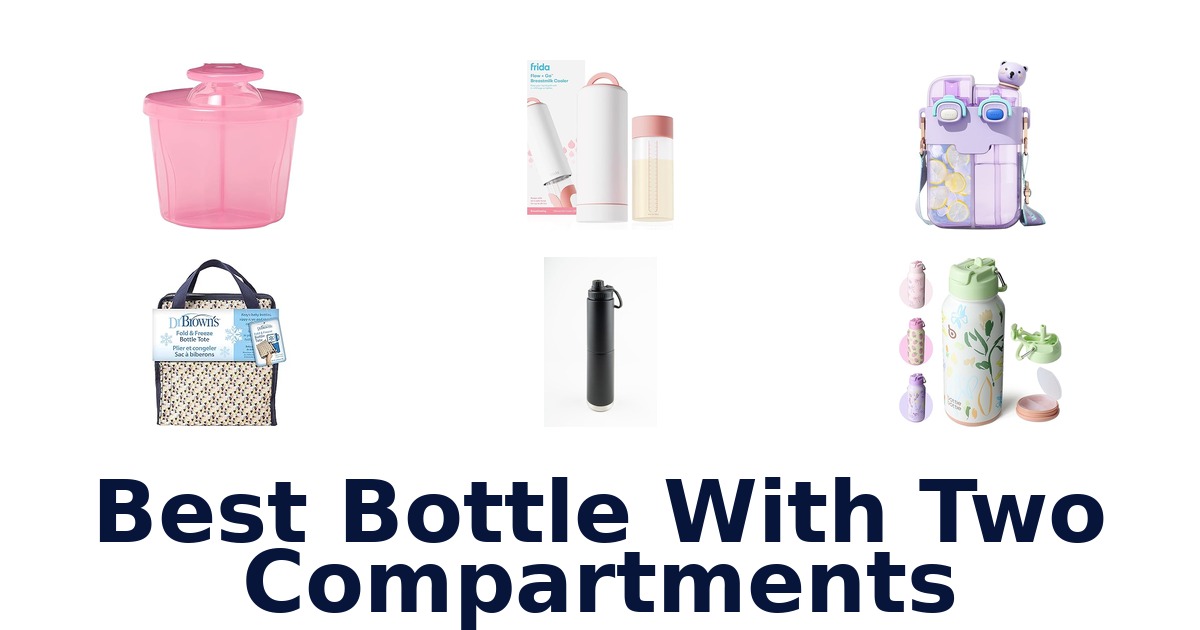 best bottle with two compartments