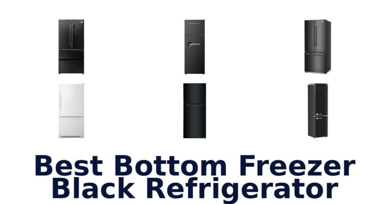 best bottom freezer black refrigerator