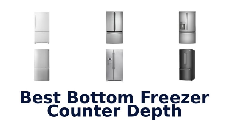 best bottom freezer counter depth