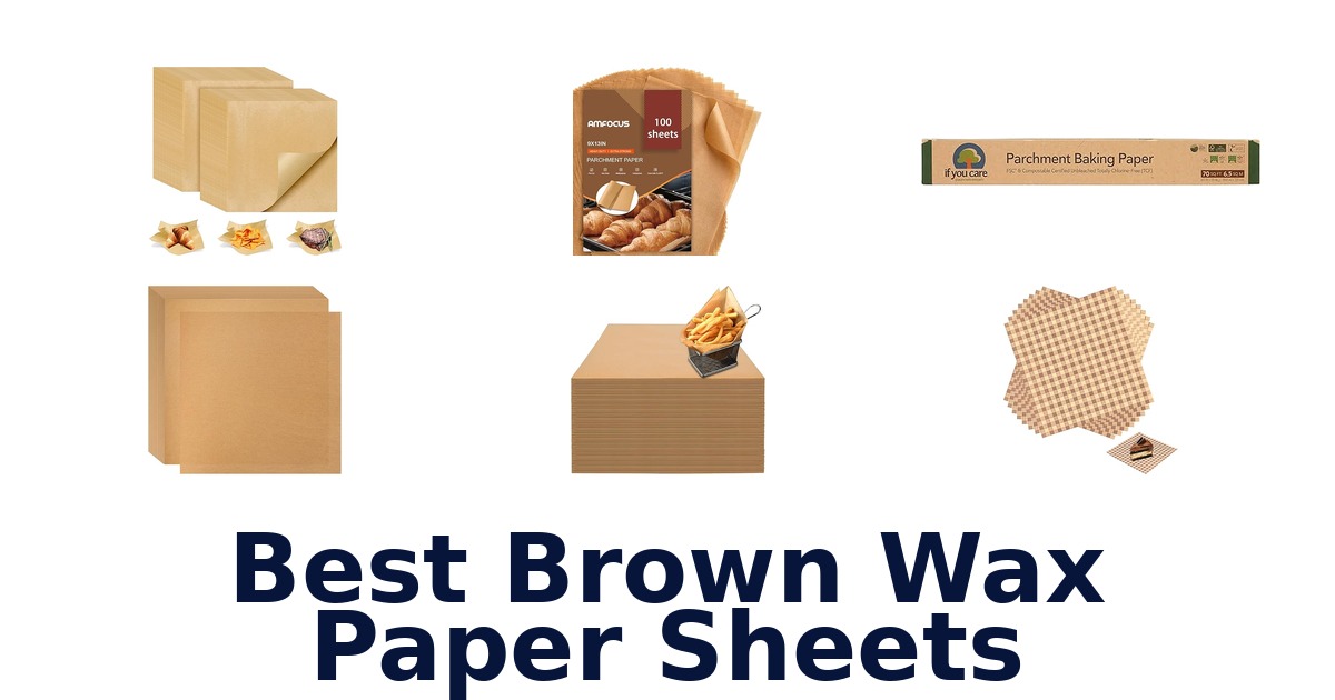 best brown wax paper sheets
