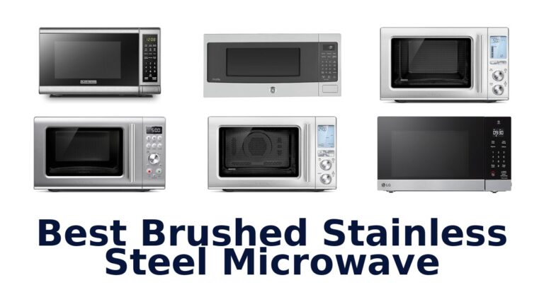 best brushed stainless steel microwave