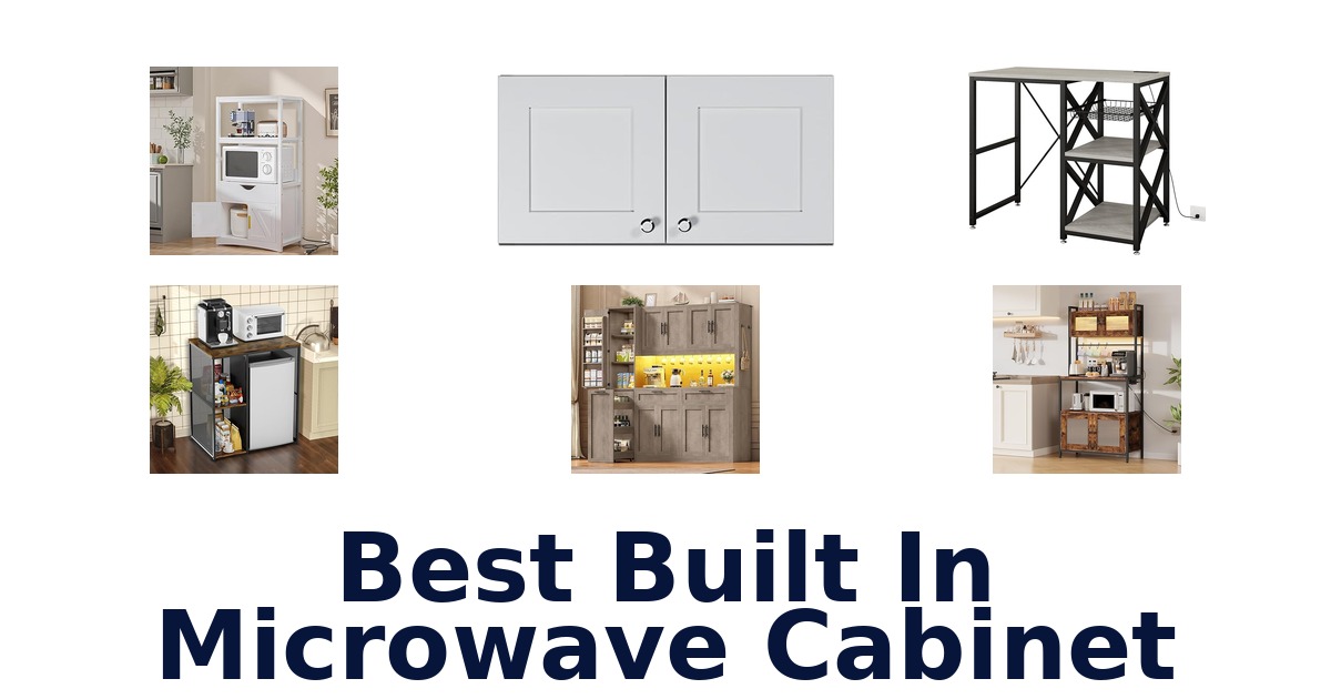 best built in microwave cabinet