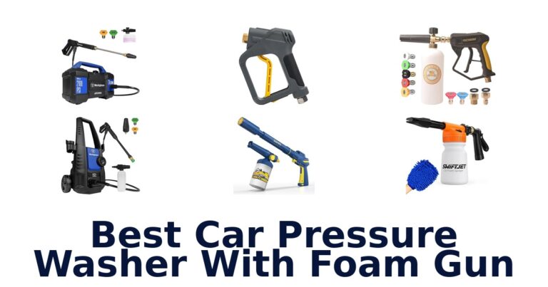 best car pressure washer with foam gun