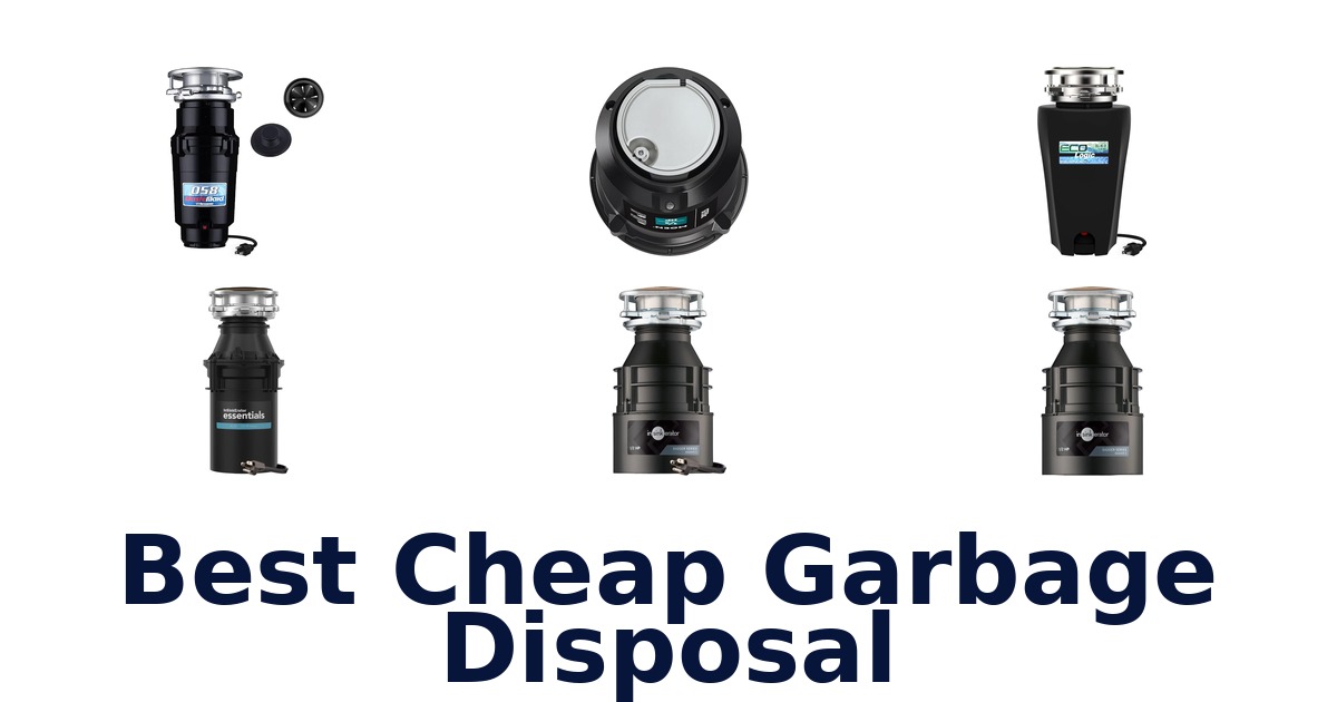 best cheap garbage disposal
