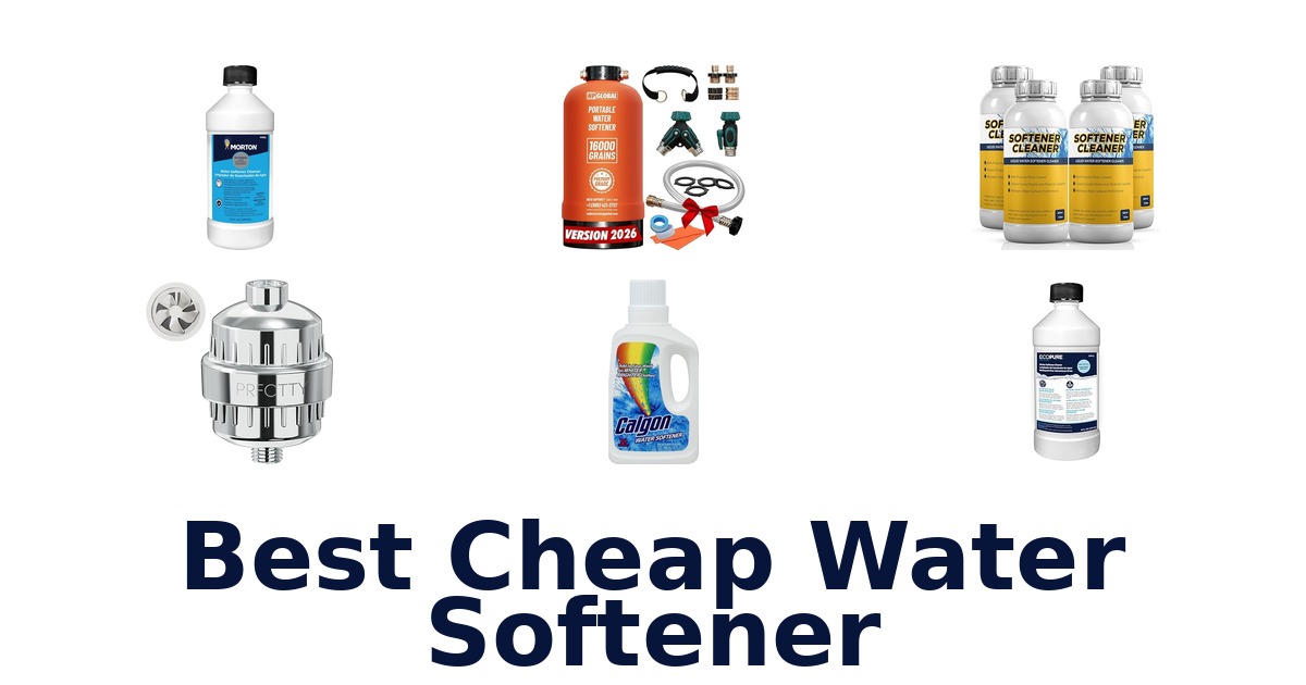 best cheap water softener