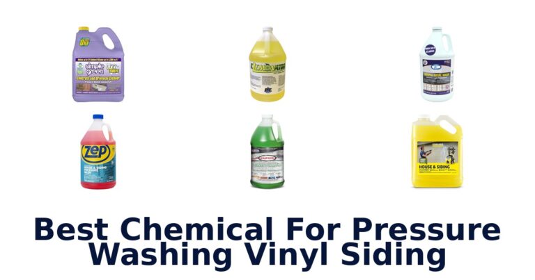best chemical for pressure washing vinyl siding