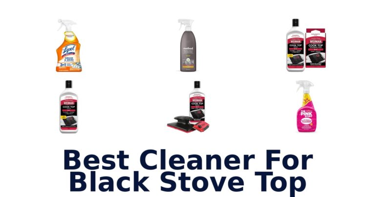 best cleaner for black stove top