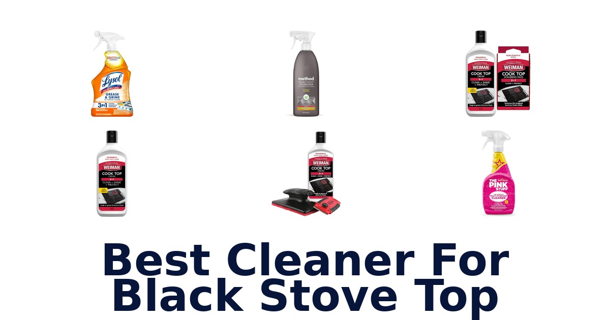 best cleaner for black stove top