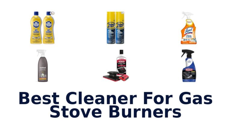 best cleaner for gas stove burners
