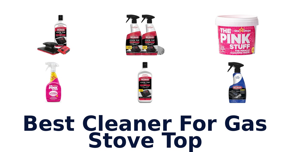 best cleaner for gas stove top