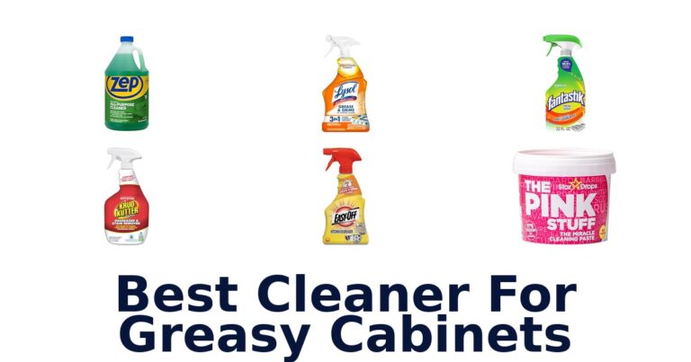 best cleaner for greasy cabinets