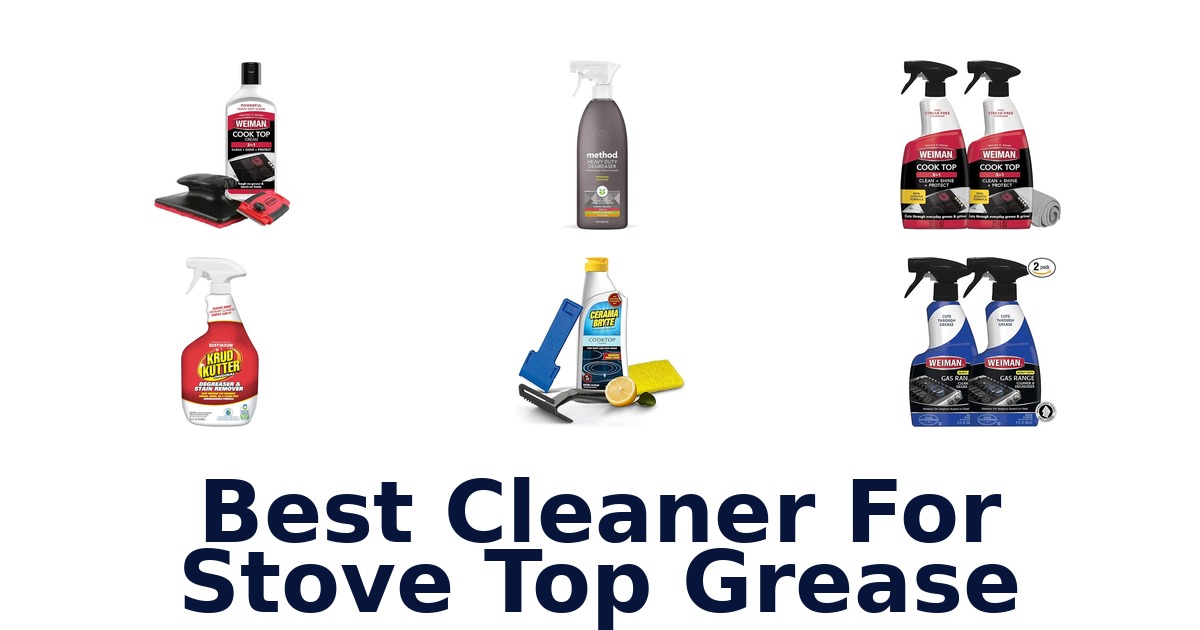 best cleaner for stove top grease