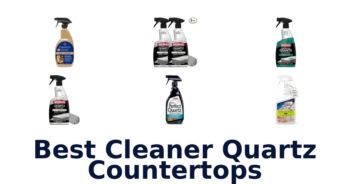 best cleaner quartz countertops