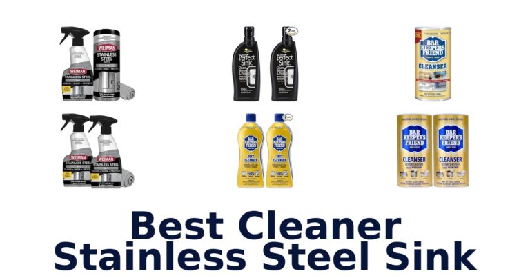 best cleaner stainless steel sink