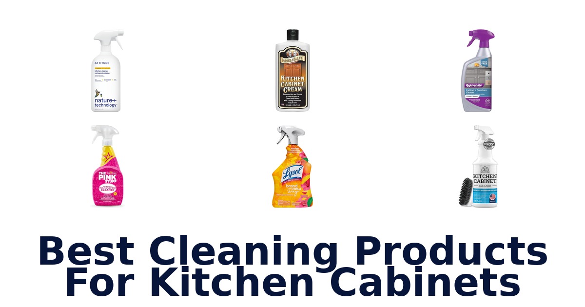 best cleaning products for kitchen cabinets