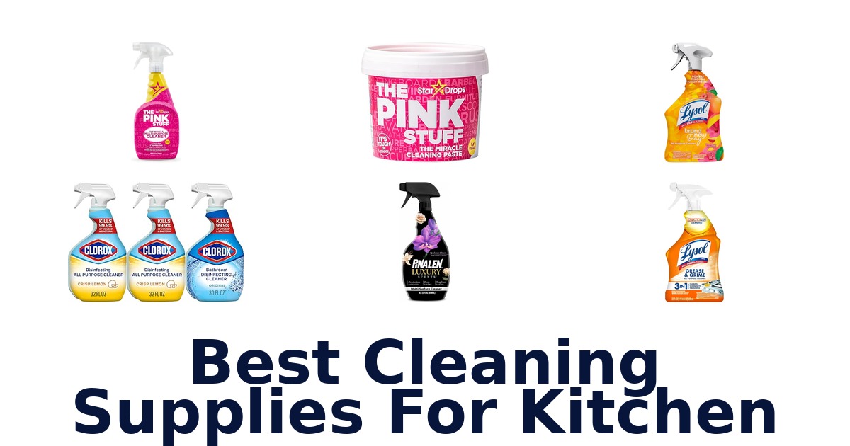 best cleaning supplies for kitchen