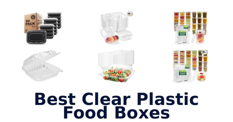 best clear plastic food boxes