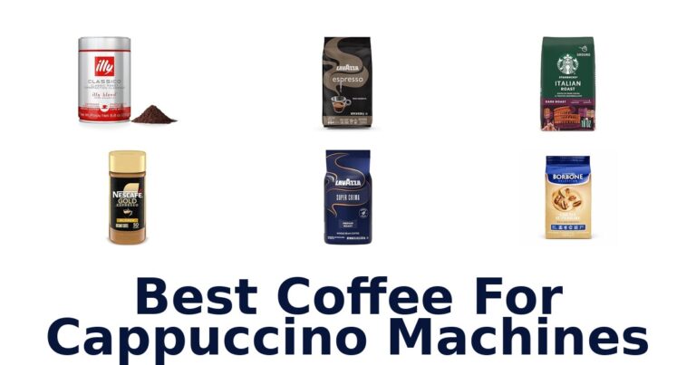 best coffee for cappuccino machines