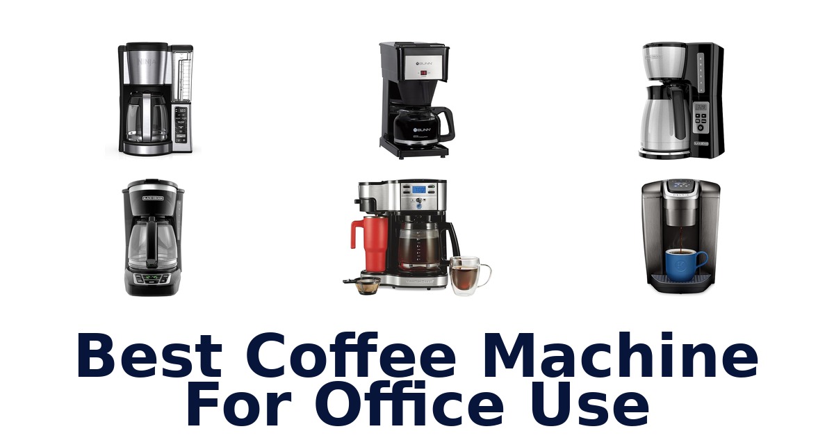 best coffee machine for office use