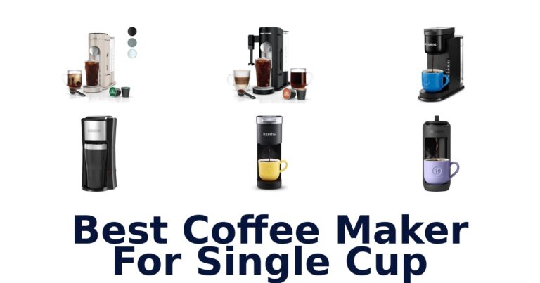 best coffee maker for single cup