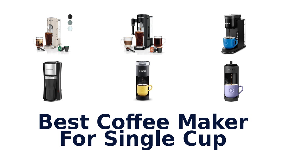 best coffee maker for single cup