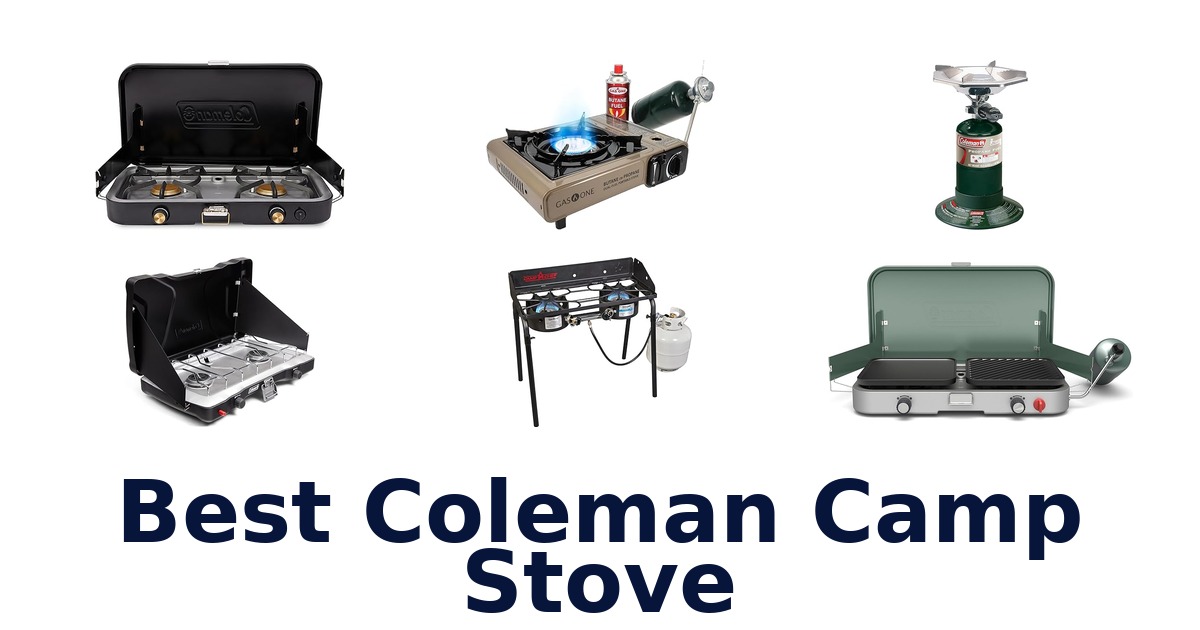 best coleman camp stove