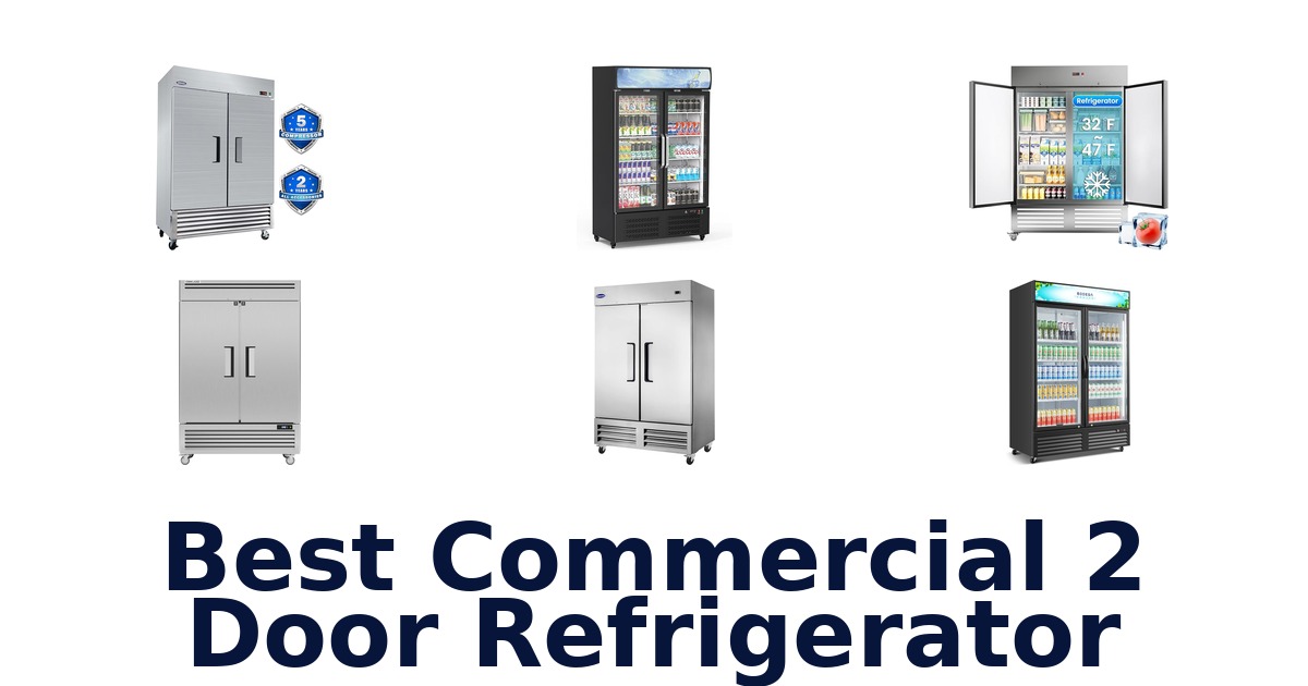 best commercial 2 door refrigerator