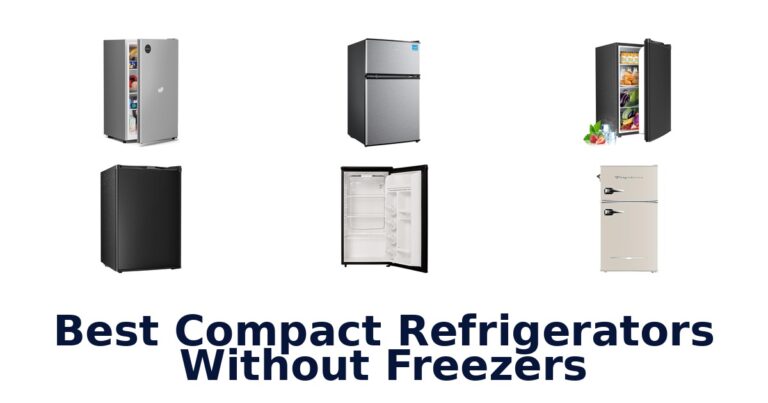 best compact refrigerators without freezers