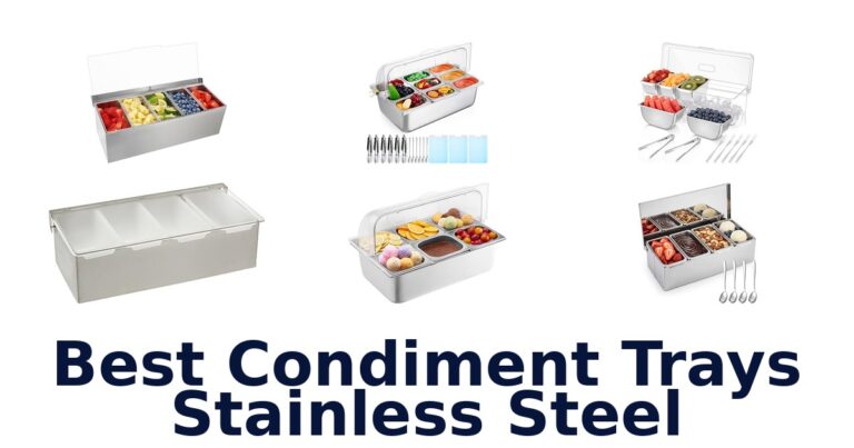 best condiment trays stainless steel