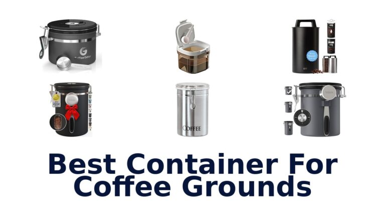 best container for coffee grounds
