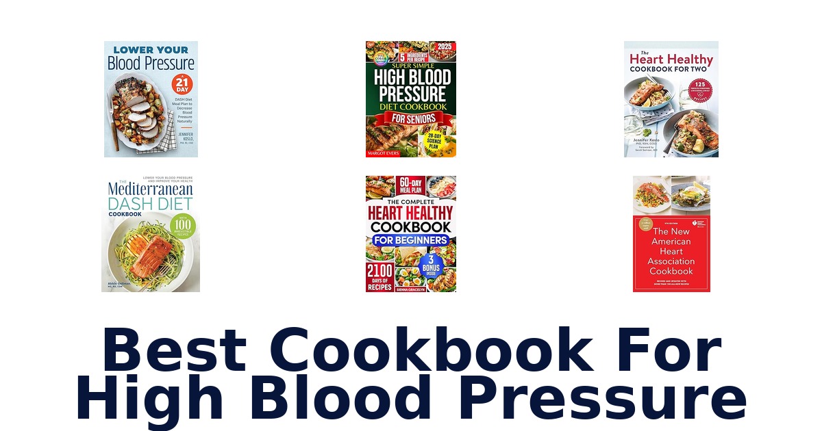 best cookbook for high blood pressure