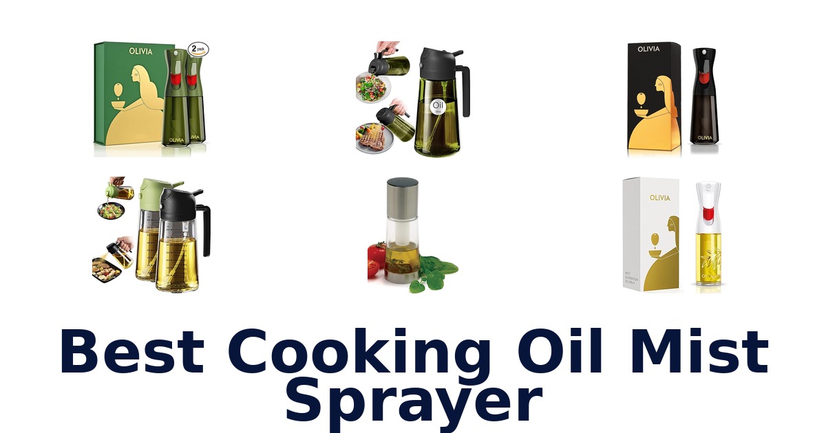 best cooking oil mist sprayer