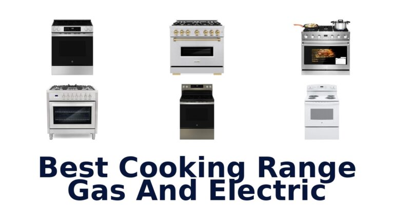 best cooking range gas and electric
