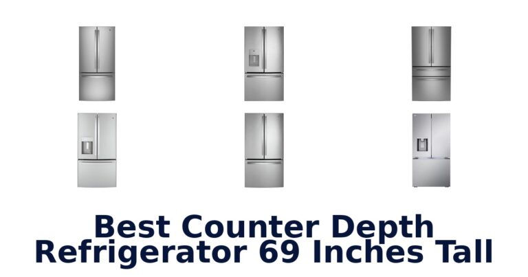 best counter depth refrigerator 69 inches tall