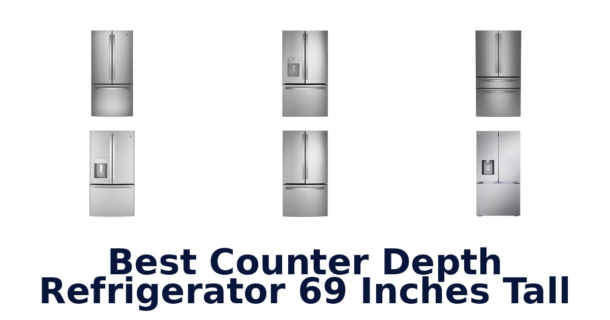 best counter depth refrigerator 69 inches tall