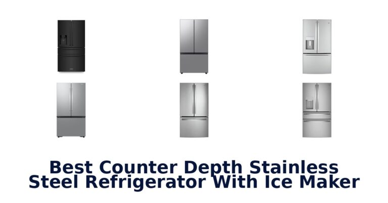 best counter depth stainless steel refrigerator with ice maker