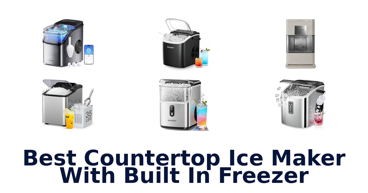 best countertop ice maker with built in freezer