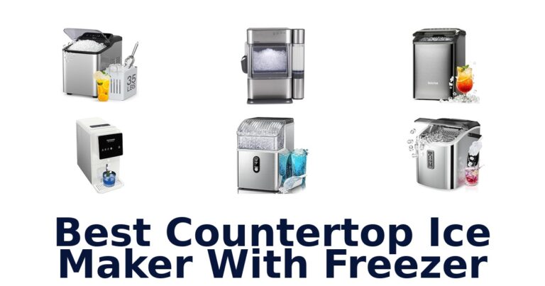 best countertop ice maker with freezer