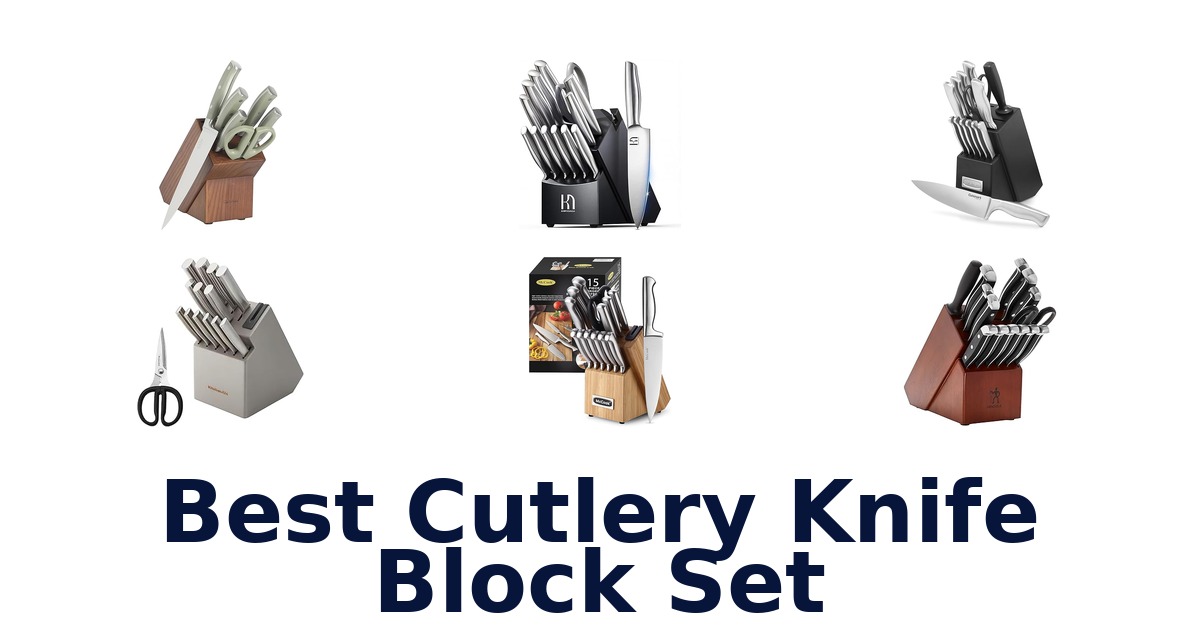 best cutlery knife block set