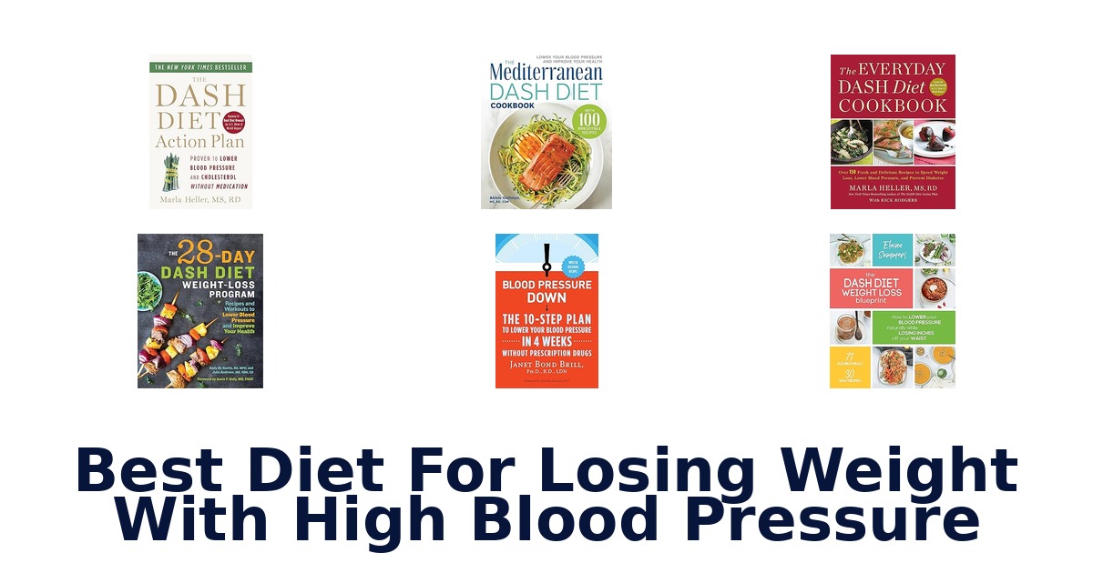 best diet for losing weight with high blood pressure