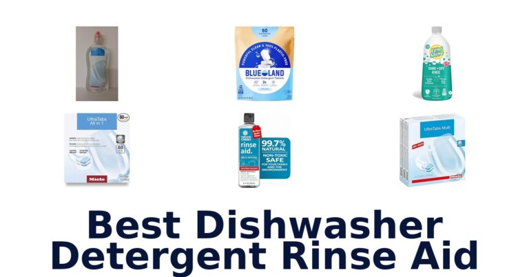 best dishwasher detergent rinse aid