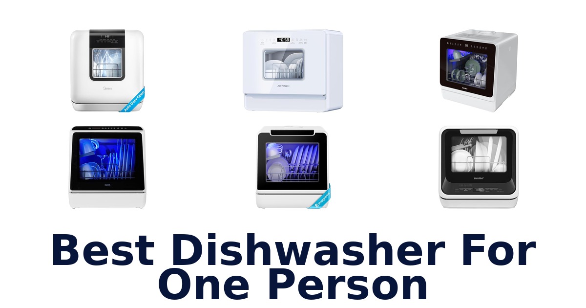 best dishwasher for one person