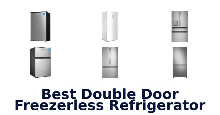 best double door freezerless refrigerator