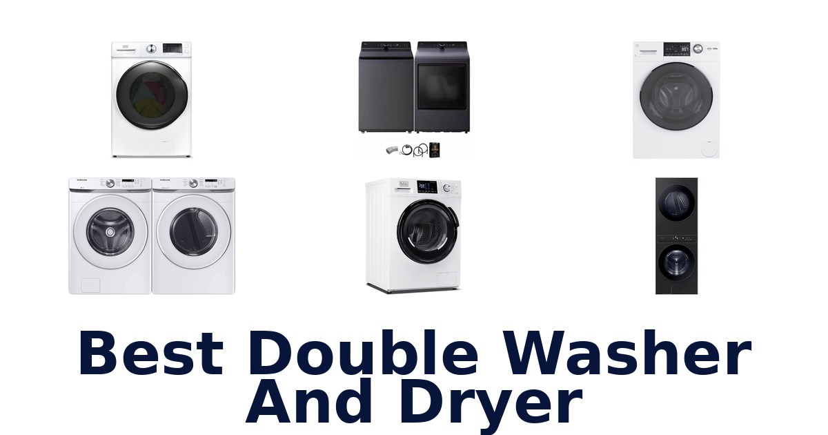 best double washer and dryer